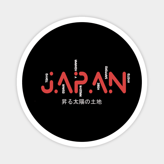 Japan Magnet by Notanewmember